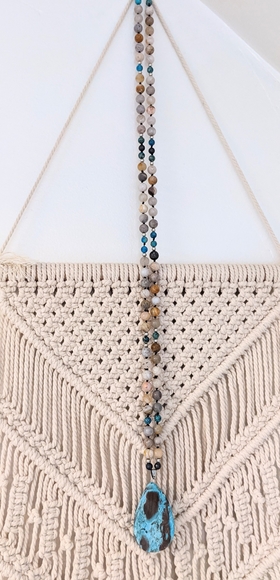 Boho pendant necklace - Picture 3 of 5